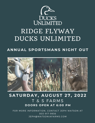 Event Ridge Flyway Annual Sportsman's Night Out Banquet: Batesburg-Leesville, SC