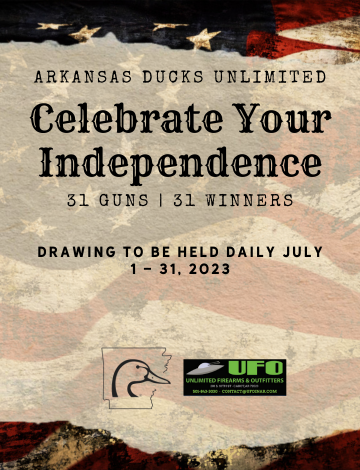 Event Arkansas DU Christmas in July 31 Gun Drawing