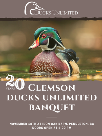 Event 20th Anniversary Clemson Ducks Unlimited Banquet