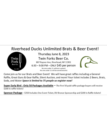 Event Riverhead Brats and Beer