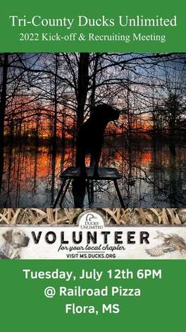 Event Tri-County Ducks Unlimited Kickoff Meeting: Flora