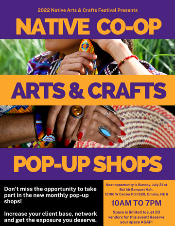 Event 2022 Native Arts & Crafts Festival Pop-Up Shops