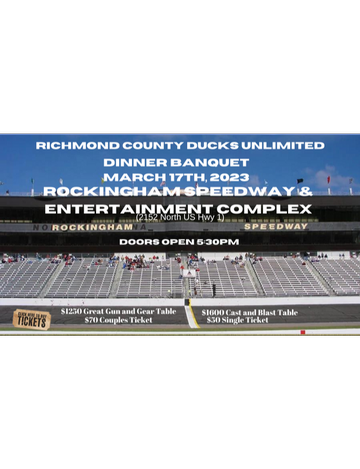 Event Richmond County Ducks Unlimited Banquet