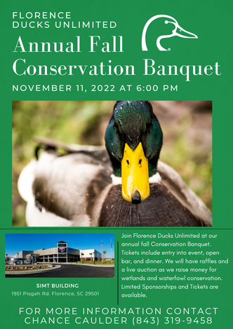 Event Florence Ducks Unlimited Annual Fall Banquet
