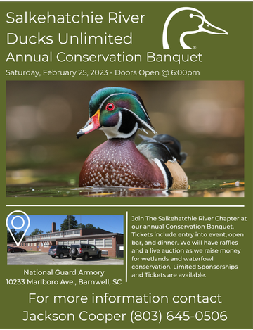 Event Salkehatchie River 2023 Ducks Unlimited Banquet