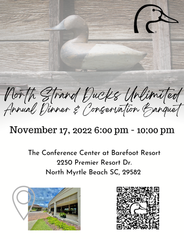 Event North Strand Ducks Unlimited 2022 Conservation Banquet & Dinner - SOLD OUT