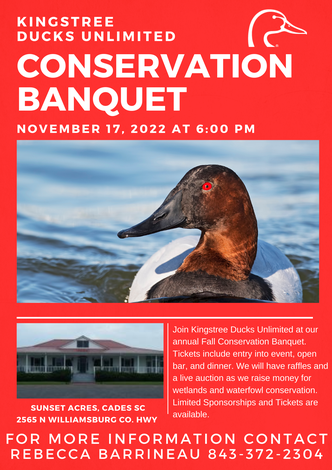 Event Kingstree Ducks Unlimited Annual Conservation Banquet