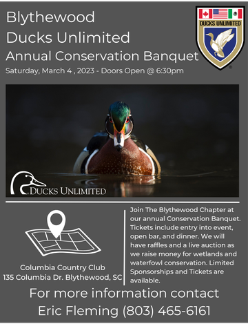 Ducks Unlimited Banquet & Outdoor Show 2023 - Barry P. Bonvillain Civic  Center