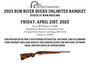 Event Rum River Ducks Unlimited Dinner (Cambridge, MN)