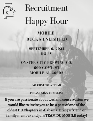 Event Mobile Ducks Unlimited "Join our Committee" Happy Hour