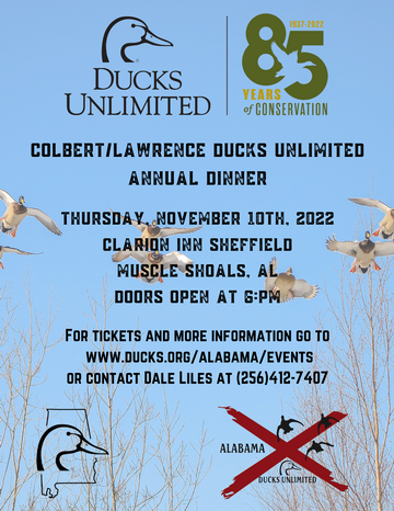 Event Colbert-Lawrence Ducks Unlimited Dinner