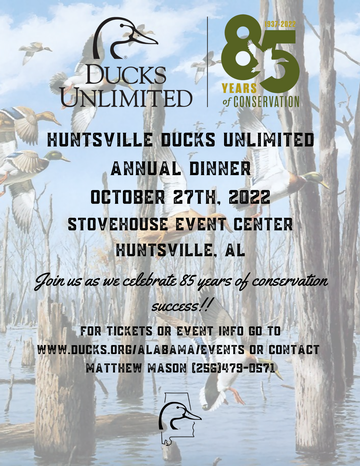 Event Huntsville Ducks Unlimited Annual Dinner