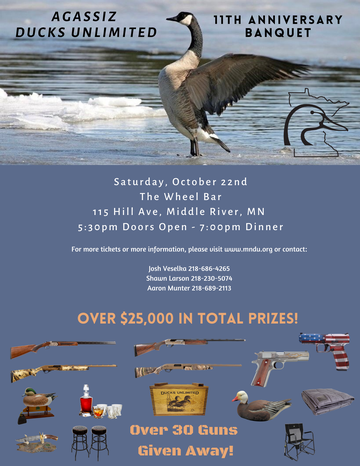 Event Agassiz Ducks Unlimited Banquet (Middle River)