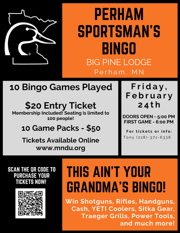 Event Perham Sportsman's Bingo !