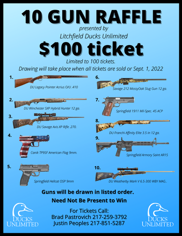 Event Litchfield Fall 2022 - 10 Gun Raffle