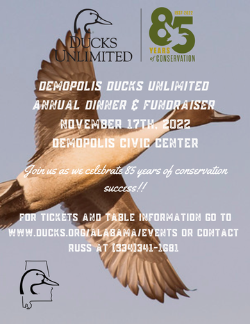 Event Demopolis Ducks Unlimited Annual Dinner