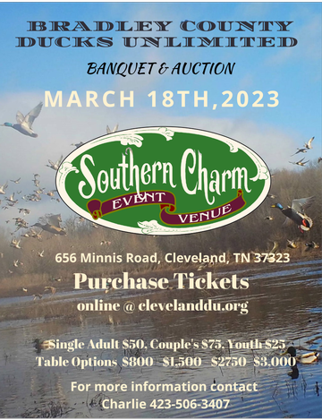 Event Cleveland/ Bradley County Sportsman's Banquet & Auction