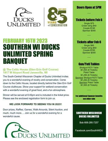 Event Southern WI Dinner or Banquet