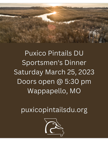 Event Puxico Pintails Annual Sportsman's Dinner