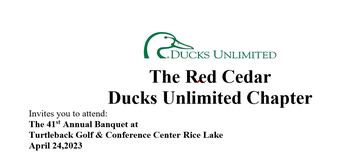Event Red Cedar Barron County Chapter Banquet (Rice Lake, WI)