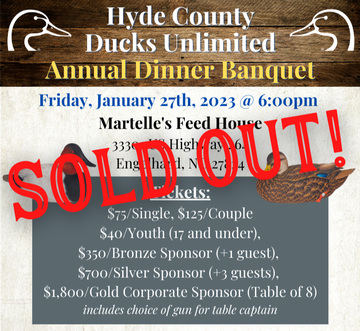 Event Hyde County Banquet - SOLD OUT!