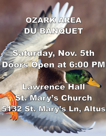 Event Ozark Area DU Membership Banquet - Altus