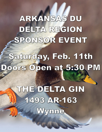 Event Arkansas DU Delta Region Sponsor Appreciation Banquet - Wynne
