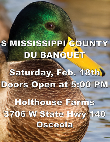 Event South Mississippi County DU Membership Banquet - Osceola