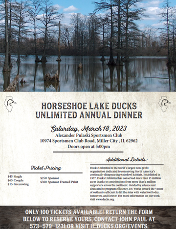 Event Horseshoe Lake Dinner