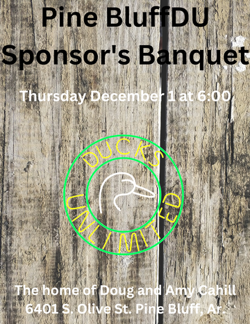 Event Pine Bluff DU Sponsor Banquet