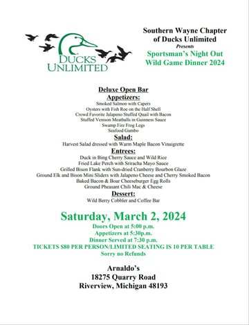 Event Southern Wayne Sportsman Night Out