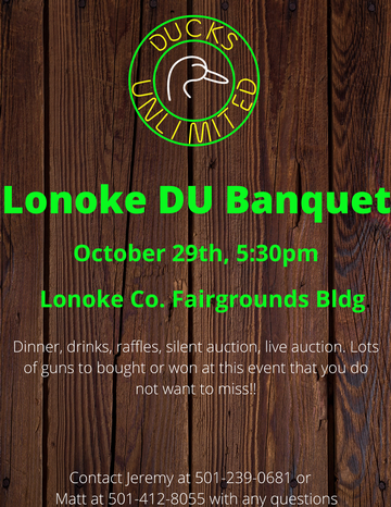 Event Lonoke DU Membership Banquet