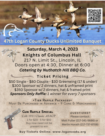 Event 47th Logan County Ducks Unlimited Banquet