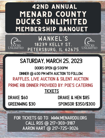 Event 42nd Annual Menard County Dinner