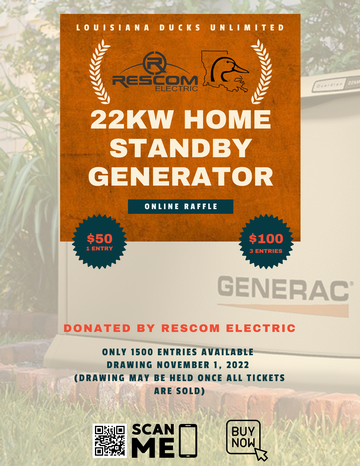 Event Generac Home Standby 22kw Generator