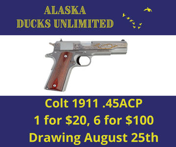 Event AK DU Raffle _ Colt 1911 .45ACP _ DU Handgun of the Year