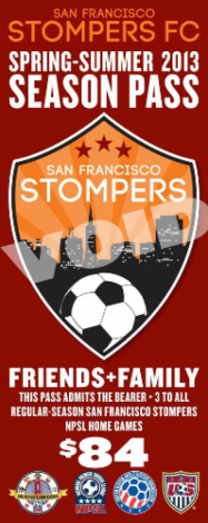 Event SF Stompers Season Pass 2