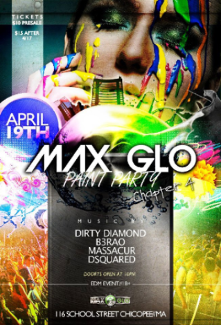 Event MAX GLO PAINT PARTY 4