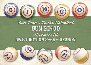 Event Two Rivers DU Gun Bingo