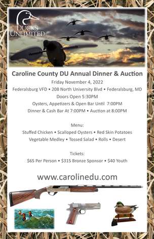 Event Caroline County DU Dinner & Auction