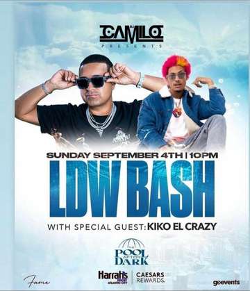 Event Labor Day Weekend Kiko El Crazy Live With DJ Camilo at The Pool After Dark