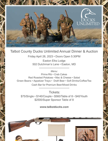 Event Talbot County DU Annual Dinner & Auction