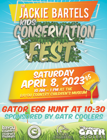 Event The Jackie Bartels Kids Conservation Fest- Thibodaux