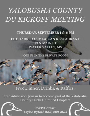 Event Yalobusha County DU Kickoff Meeting