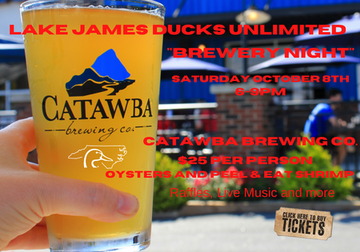 Event Lake James Ducks Unlimited Brewery Night