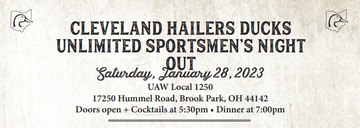 Event Cleveland Hailers Sportsman's Night Out