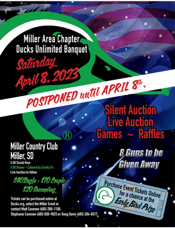 Event Miller Area Ducks Unlimited Annual Banquet