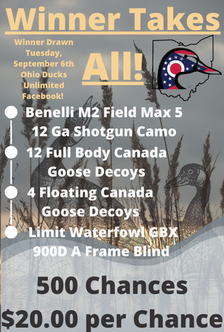 Event Early Goose Season Package! Drawing Sept 6th!