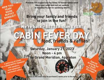Event Cabin Fever Day 2023… food, friends & raffles.