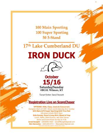 Event Iron Duck - Shoot and Fundraiser